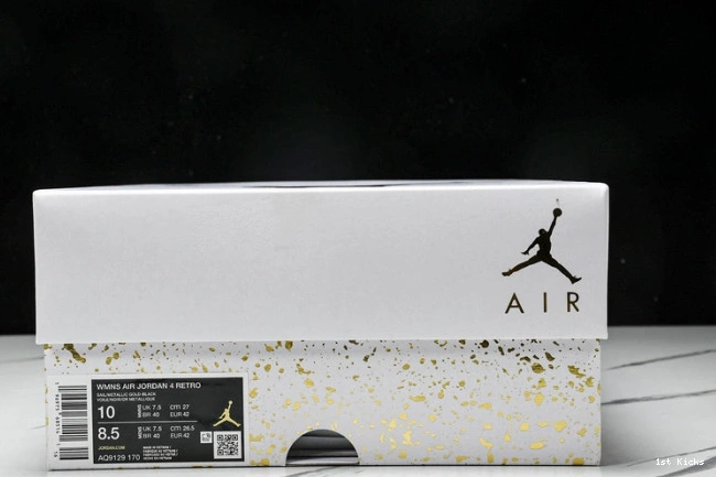 Jordan Retro Gold AQ9129-170 4 Metallic 0716